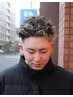 人気スタイル《カット＋ホワイトメッシュ＋パーマ》