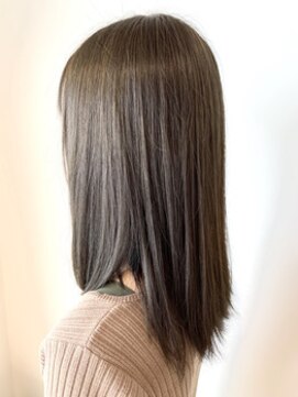 フレイムスヘアデザイン(FRAMES hair design) オリーブアッシュ×セミロング