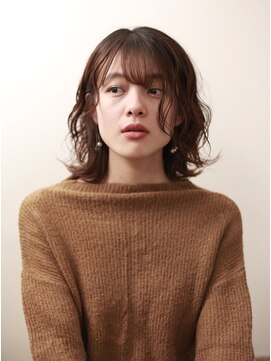 クリップス ヘアーサロン(Clips Hair salon) ミディアム×パーマスタイル
