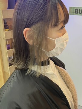 キューズ クラブ(cuz KLUB) 【cuzKLUB】耳上インナーカラー×シアーベージュ［池袋］