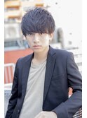 小久保style☆透明感ブリーチなしアッシュニュアンスマッシュ