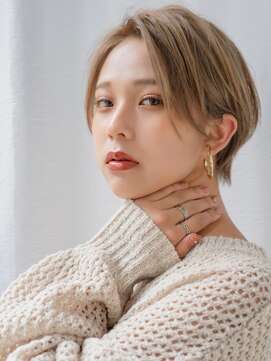 ニューヨークニューヨーク なんば道頓堀店(NYNY) ハイトーンベージュ×ショート