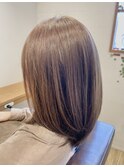 透明感溢れるグレージュカラー♪