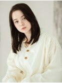 外ハネボブ/美髪のススメ/韓国マッシュ/ブルーブラック/髪質改善