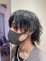 フォルテ 草薙店 波巻きパーマ ミディアムスタイル