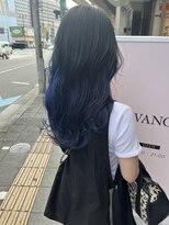アヴァンス 天王寺店(AVANCE.)&nbsp;グラデーション×ネイビーブルー