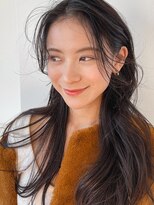 グローブス オモハラ(THE GLOBES OMOHARA)&nbsp;黒髪×グレージュカラー×レイヤーロング