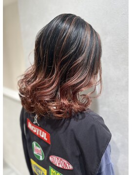 アッシュ 八王子店(Ash) ハイライト/バレイヤージュ/ピンクベージュ/イルミナカラー