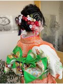 華やか成人式可愛いヘアアレンジ♪