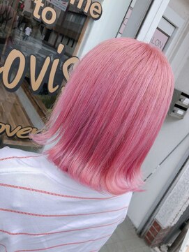 ラビス 浦和(Lovis) 韓国/斜めバング/シルキーベージュ/セクションカラー[浦和]