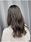 派手すぎない細ハイライト