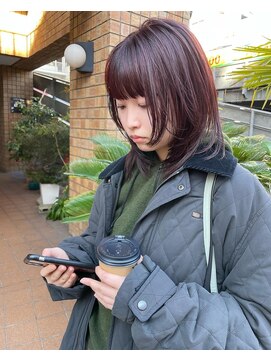 蜃気楼 （（蜃気楼））レイヤースタイルとピンクバイオレット