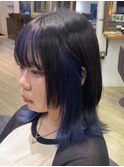 レイヤーカットダブルカラーケアブリーチハイトーンカラー