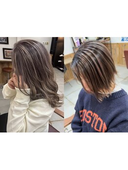 ハイライト/ブリーチ/バレイヤージュが大人気◎周りと差がつくスタイルをご提案！［横浜駅］