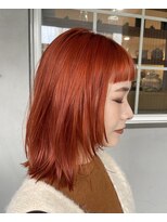 ウヴリール(uvrir) ブリーチ×オレンジ