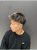 短髪メッシュ