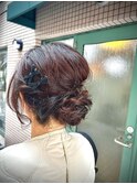 結婚式ヘアセット