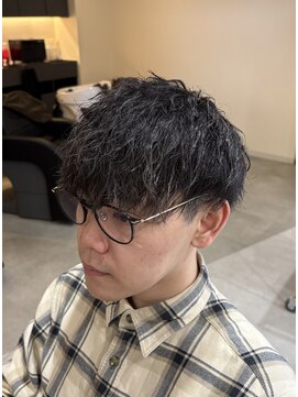 ヘアデザイン ファブロ(hair design FABRO.) 【FABRO:担当藤岡勇気】マッシュ×ツイストスパイラルパーマ