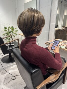 シーン 自由が丘(scene) アンブレラカラー/ブリーチ/ショート/自由が丘