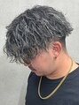 ダズルヘアーエイチ(DAZZLE hair H)&nbsp;☆王道スタイル☆ホワイトメッシュ×波巻きパーマ