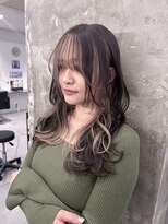 キング(K!ng) 縮毛矯正髪質改善ハイライトレイヤーカット楠葉美容室エクステ