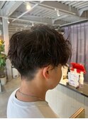 韓国マッシュ×波巻きスパイラルパーマ