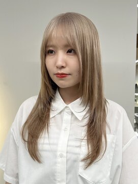 ソル ジングウマエ(SOL JINGUMAE) ミルクティーベージュ×レイヤーカット