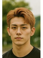 にもう&nbsp;ブルーブラック & スパイキーショート　フェザーパーマss47