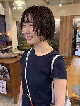 ヘア プロデュース キュオン(hair produce CUEON.) ミニボブ×ニュアンスパーマ