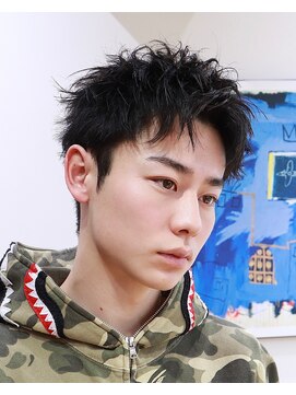 ネイビー 表参道(NAVY) アップバングショートピンパーマ