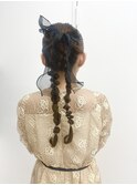 《sheer/氏家》#結婚式お呼ばれ#タイト#ヘアセット#リボン