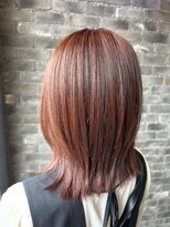 レム 泉中央店(L.E.M)&nbsp;ミディアムレイヤー×ピンクブラウン