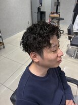 アッシュ 高幡不動店(Ash) メンズパーマツイストスパイラルフェザーパーマ眉毛