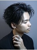 毛流れセンターパート