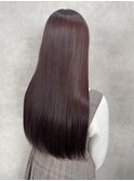 黒髪クラゲヘアーオリーブグレー小顔ココアベージュ