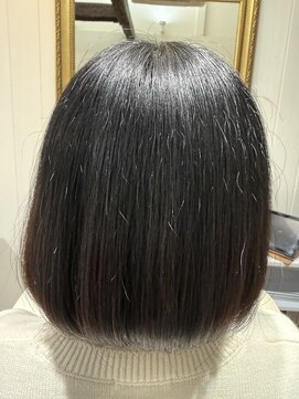 クオレ(CUORE) ツヤ感重視♪ナチュラル内切りボブ