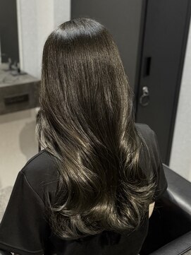 ルナス 福岡天神(LUNAS) [髪質改善 福岡大名]オリーブグレージュ