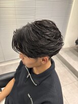 men's salon HYPE 名古屋伏見 メンズサロン/men'sパーマ/men'sカット/men'sショート メンズカット×フェザーパーマ(伏見/伏見駅/栄/メンズ)