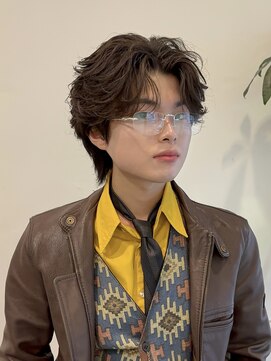 ビューエヒメ(VIEW EHIME) 韓国フェザーショートブルーブラック10代20代30代