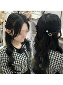 ねじりハーフツイン