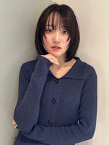 トリッカ シブヤ(TRICCA SHIBUYA)&nbsp;ニュアンスボブ/顔まわりレイヤー/韓国ヘア