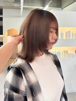 シエル 一社(cher)&nbsp;ブリーチ1回で出来る◎透けグレージュカラー