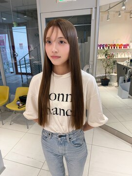 ステラ ヘア デザイン サロン(STELLA hair design salon) サラサラロング　ツヤツヤベージュ　【杉若】