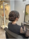 シニヨンアレンジ