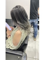 ヘアーデザイン ジェルム(Hair Design germe)&nbsp;シルバーグラデーションカラー #しのだスペシャル