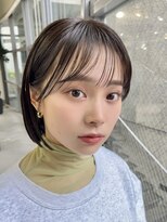 メゾンアクア 表参道(Maison ACQUA)&nbsp;切りっぱなしボブレイヤーボブ似合わせ小顔前髪縮毛矯正/表参道