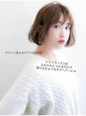 ゆるふわ愛されワンカールボブ「横浜/髪質改善/縮毛矯正」