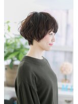 ミック ヘアアンドビューティー 大山店(miq  Hair&Beauty)&nbsp;ダークトーンで引き締め！小顔バルーンボブ