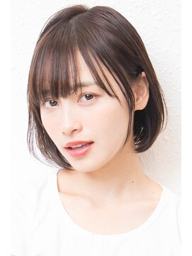 モニカ 西宮北口(Monica) 大人かわいい伸ばしかけグレージュナチュラルボブ