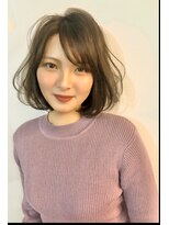 プランツヘアー&nbsp;「プランツヘアー原依里」大人美シルエットひし形ボブ
